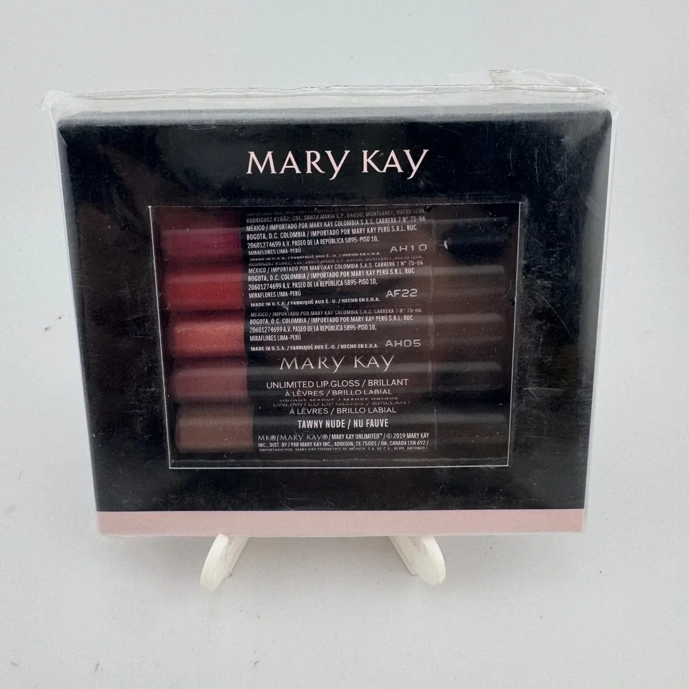 Mary Kay Unlimited Lip Gloss Set 5 Minis‎ Multicolor Travel Size NEW